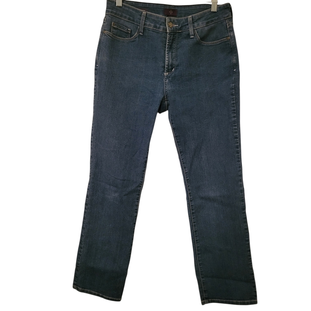 NYDJ Marilyn Straight Jeans Blue sz 8P